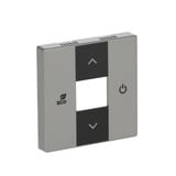 Busch-Jaeger Zentralscheibe RTR, Abdeckung edelstahl, Retail