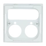 Busch-Jaeger Zentralscheibe, Rahmen weiß, Retail