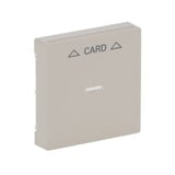 Busch-Jaeger Zentralscheibe für Cardschalter, Abdeckung weiß, Retail