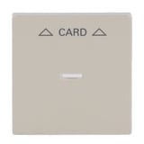 Busch-Jaeger Zentralscheibe für Cardschalter, Abdeckung weiß, Retail