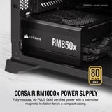 Corsair RM1000X (2021) 1000 W Generalüberholt, PC-Netzteil schwarz, 6x PCIe, Kabel-Management, 1000 Watt