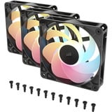 Corsair RS120-R ARGB, Gehäuselüfter schwarz, 3er Pack, Reverse, 120 mm