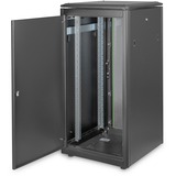 Digitus Netzwerkschrank Unique Serie - 600x600 mm (BxT), IT-Schrank schwarz, 22 Höheneinheiten