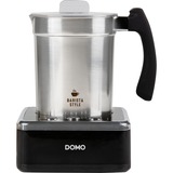 Domo Milchaufschäumer DO717MF edelstahl/schwarz