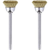 Dremel Messingbürste Ø 13 mm (536) 2 Stück, Schaft  Ø  3,2mm