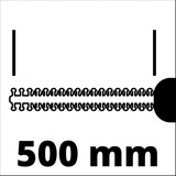 EINHELL Elektro-Heckenschere GC-EH 4550 rot/schwarz, 450 Watt