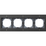 Gira Abdeckrahmen vierfach TX44, Abdeckung anthrazit, Retail