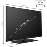 JVC LT-32VF5355, LED-Fernseher 80 cm (32 Zoll), schwarz, FullHD, Tripple Tuner, Smart TV, TiVo Betriebssystem