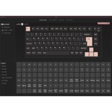 Keychron Q1 Knob, Gaming-Tastatur schwarz/blaugrau, DE-Layout, Gateron G Pro Red, Hot-Swap, Aluminiumrahmen, RGB