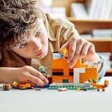 LEGO 21178 Minecraft Die Fuchs-Lodge, Konstruktionsspielzeug Spielzeug für Kinder ab 8 Jahren mit Figuren von ertrunkenem Zombie und Tieren, Kinderspielzeug