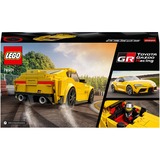 LEGO 76901 Speed Champions Toyota GR Supra, Konstruktionsspielzeug gelb/schwarz