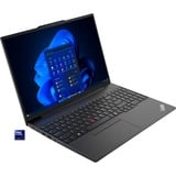 Lenovo ThinkPad E16 G2 (21MA000HGE), Notebook schwarz, Intel® Core™ Ultra 5 125U, Intel® Graphics, 8 GB DDR5, 256 GB (256 GB SSD), Windows 11 Pro