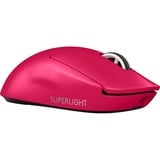 Logitech Gaming PRO X SUPERLIGHT 2, Gaming-Maus magenta, 2,4-GHz-LIGHTSPEED, kompatibel mit Windows und macOS