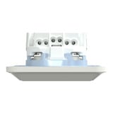 Merten Schutzkontakt-Steckdose mit voller Abdeckplatte, Unterputz, 16 Ampere, 250 Volt weiß (glänzend), Retail