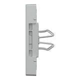 Merten Zentralplatte für USB Ladestation Einsatz aluminium, Retail