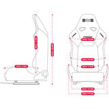 Next Level Racing PRS2 NLR-E058, Rennschalensitz schwarz/rot