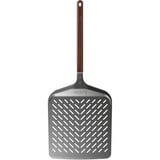 Ooni Signature Perforierter Pizzaheber 12", Grillbesteck silber/schwarz, für Pizzen bis ca. Ø 30cm