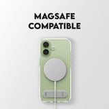 PanzerGlass CARE Kickstand Case, Handyhülle transparent, iPhone 17, MagSafe