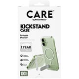 PanzerGlass CARE Kickstand Case, Handyhülle transparent, iPhone 17, MagSafe