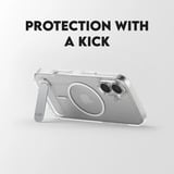 PanzerGlass CARE Kickstand Case, Handyhülle transparent, iPhone 17, MagSafe