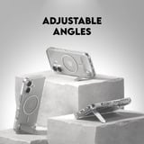 PanzerGlass CARE Kickstand Case, Handyhülle transparent, iPhone 17, MagSafe