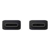 SAMSUNG USB 2.0 Kabel EP-DX510 (5A), USB-C Stecker > USB-C Stecker schwarz, 1,80 Meter, PD, Laden mit bis zu 100 Watt