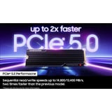 Samsung 9100 PRO Heatsink 2 TB, SSD PCIe 5.0 x4, NVMe 2.0, M.2 2280