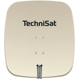 TechniSat Satellitenspiegel 65 Zentimeter Durchmesser Plus, Sat-Spiegel beige, Retail