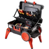 Wiha Werkzeug-Set XXL III electric Promotion schwarz/rot, 46-teilig, mit Trolley-Koffer