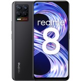 realme 8 128GB, Handy Cyber Black, Android 11, 6 GB DDR4X