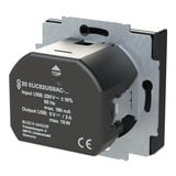 0 Schukosteckdose mit USB-A und USB-C Anschlüssen anthrazit, Retail