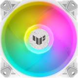 ASUS TUF GAMING TF120 ARGB White, Gehäuselüfter weiß/transparent, 120 mm