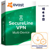 Avast SecureLine VPN, Sicherheit-Software 10 Lizenzen, 1 Jahr