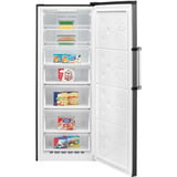 Bomann GSVS 7365, Gefrierschrank edelstahl (dunkel), 2in1-Gerät (umschaltbar auf Kühlen)