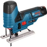 Bosch Akku-Stichsäge GST 12V-70 Professional, 12 Volt blau/schwarz, 2x Li-Ionen Akku 3,0Ah, in L-BOXX