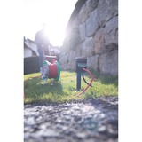 Brennenstuhl Connect WiFi Gartensteckdose 2-fach, mit Erdspieß und Montageplatte, Steckdosenleiste schwarz/grün, 10 Meter, Zeitschaltuhr, Sprachsteuerung