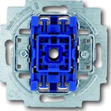 Busch-Jaeger Ausschalter Einsatz zweipolig blau, Retail