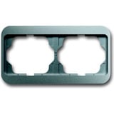 Busch-Jaeger Rahmen zwei-fach alpha waagerecht titan, Retail