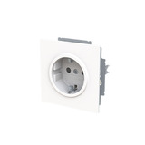 Busch-Jaeger Schutzkontaktsteckdose Schutzkontakt Safety Plus weiß, Retail