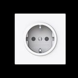 Busch-Jaeger Schutzkontaktsteckdose Schutzkontakt Safety Plus weiß, Retail