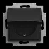 Busch-Jaeger Steckdosen Einsatz 20 Europäische Norm Typ F schwarz, Retail