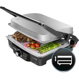 Cecotec Kontaktgrill Rock’n Grill 2000 W schwarz/edelstahl, 2.000 Watt
