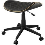 Cougar Gaming-Hocker Crosser Gold, Gaming-Stuhl schwarz/gold, auch als Fußstütze verwendbar