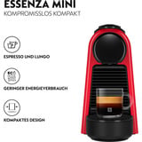 DeLonghi Nespresso Essenza Mini EN85.R, Kapselmaschine rot