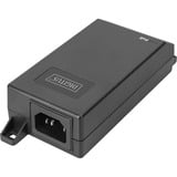 Digitus Gigabit Ethernet PoE+ Injektor, 802.3at 30 W, PoE-Injektor schwarz