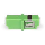 Digitus LWL Kupplung, Duplex, LC/APC > LC/APC Buchse, Single Mode OS2 grün, inkl. Schrauben