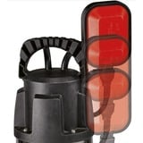 EINHELL Schmutzwasserpumpe GC-DP 9040 N, Tauch- / Druckpumpe rot/edelstahl, 900 Watt