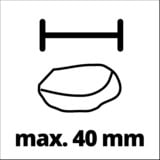 EINHELL Schmutzwasserpumpe GC-DP 9040 N, Tauch- / Druckpumpe rot/edelstahl, 900 Watt