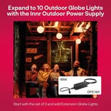 INNR Outdoor Smart Globe Light Colour Extension, LED-Leuchte ersetzt 33 Watt, Erweiterung