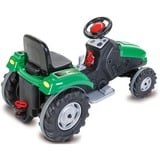Jamara Ride-on Traktor Big Wheel, Kinderfahrzeug grün/grau, 12 V